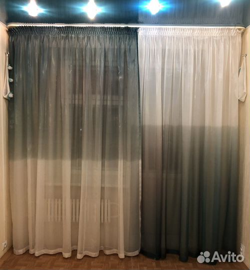 Комплект из штор, покрывала и двух дек. наволочек