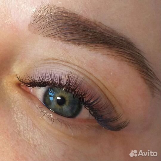 Наращивание ресниц и оформление бровей Радуга Парк