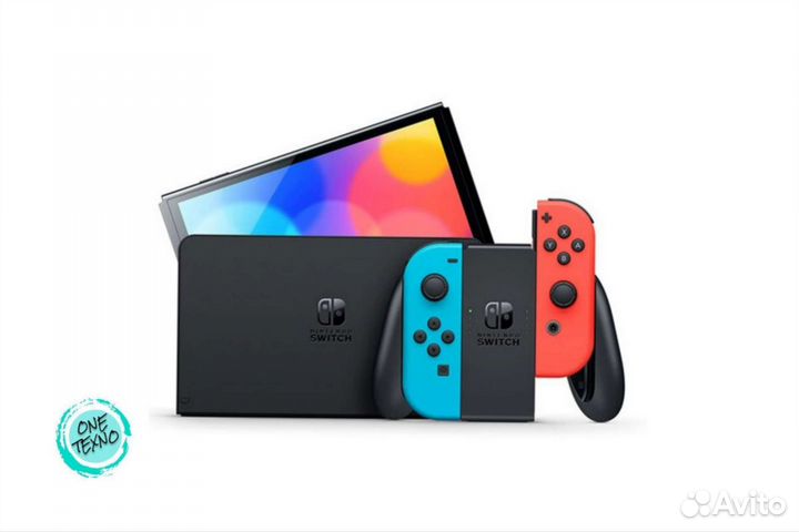 Игровая приставка Nintendo Switch oled 64 гб Neon