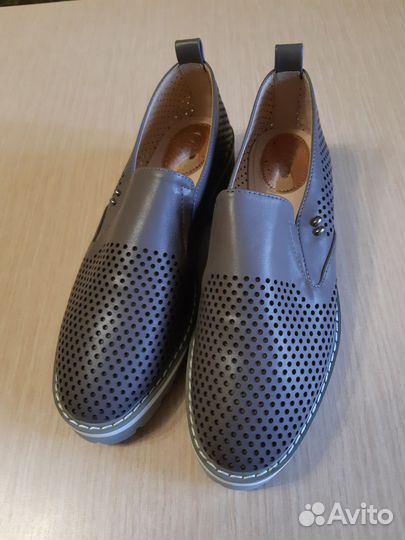 Мокасины новые полуботинки офисные