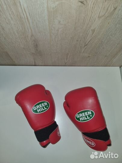 Боксерские перчатки детские green hill