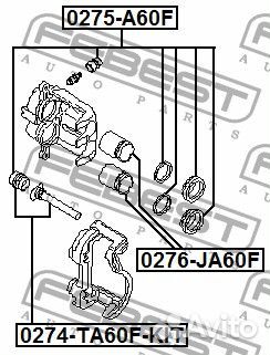 Поршень суппорта тормозного переднего