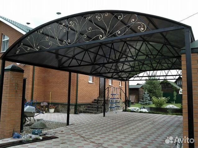 Навесы из поликарбоната под ключ