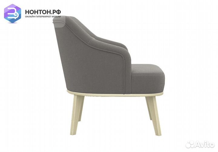 Кресло с низкой спинкой Комфорт-5 серое