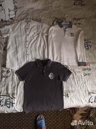 Большой пакет вещей д/мал., р.146-152