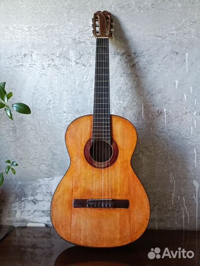 Антикварная шестиструнная гитара 1940г Савицкого