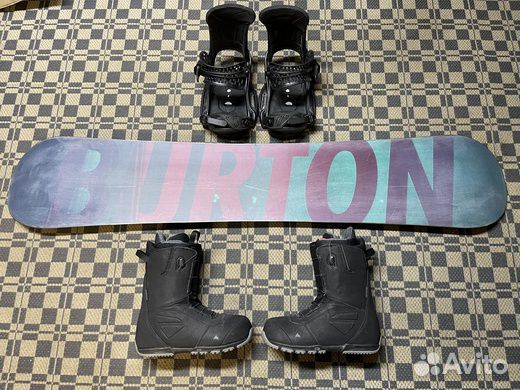 Мужской сноуборд комплект Burton - 157