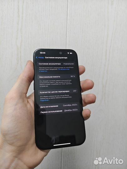 iPhone 15 Pro, 128 ГБ