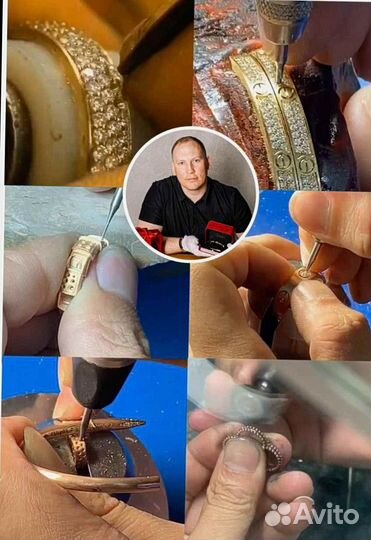 Cartier золотое кольцо Пантера, пробы 585