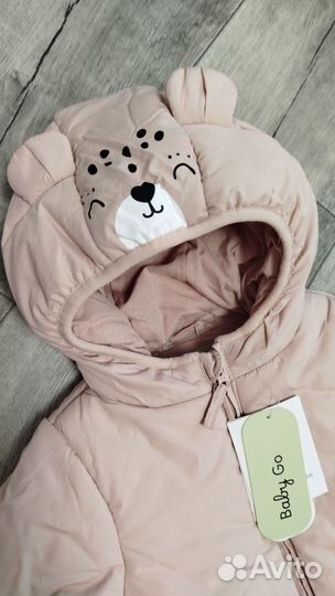 Демисезонный комбинезон для девочки 68 новый