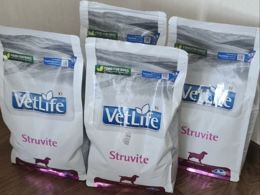 Корм для собак vet life struvite