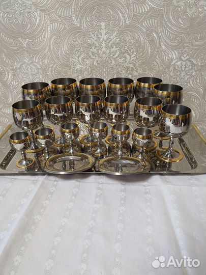 Бокалы и блюдца zepter оригинал