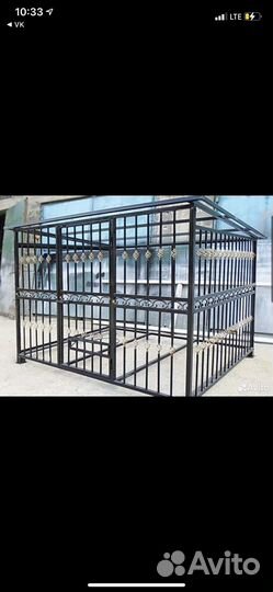 Изготовление вольеров для собак