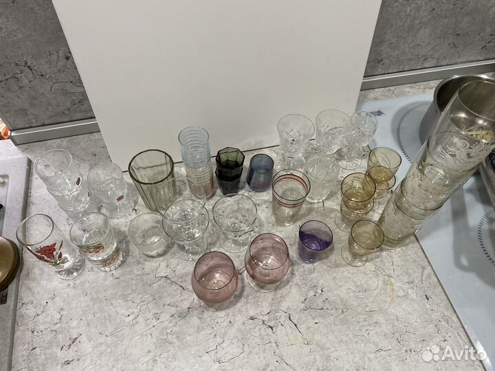 Бокалы рюмки СССР