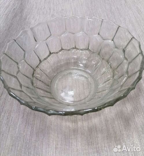 Салатник, ваза для фруктов,1 кдо, стекло СССР