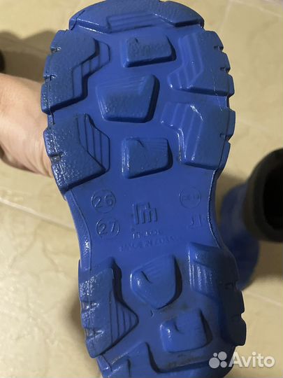 Сапоги резиновые детские 26-27