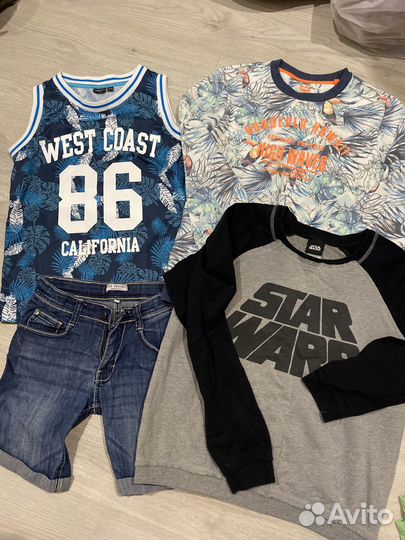 Вещи пакетом на мальчика 152 158