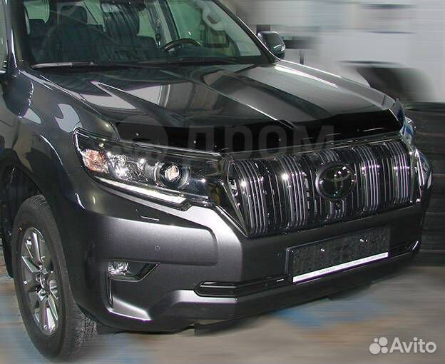Дефлектор капота Land Cruiser Prado 150 2017, 2018