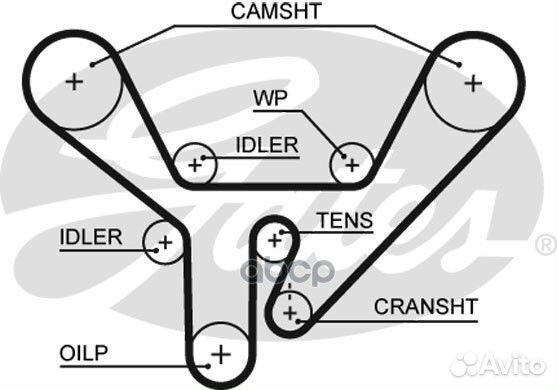5518XS 92299x30 Ремень грм 5518XS Gates