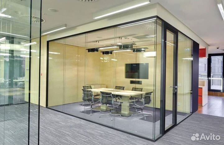 Перегородки из стекла