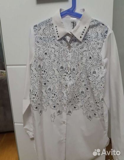 Блузка белая для девочек