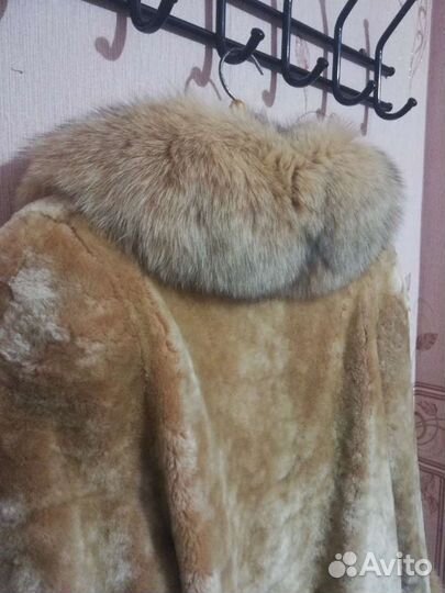 Шуба мутоновая, 48 размер