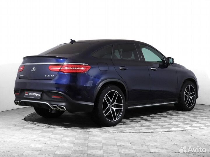 Mercedes-Benz GLE-класс AMG Coupe 3.0 AT, 2016, 113 647 км