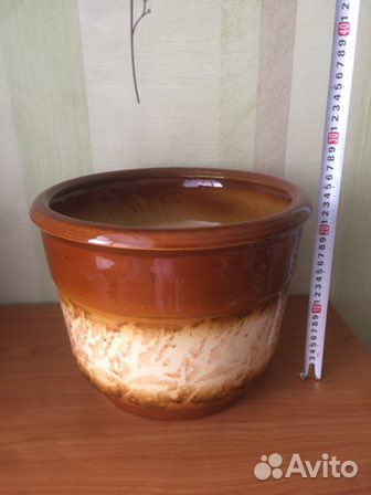 Горшок для цветов керамический