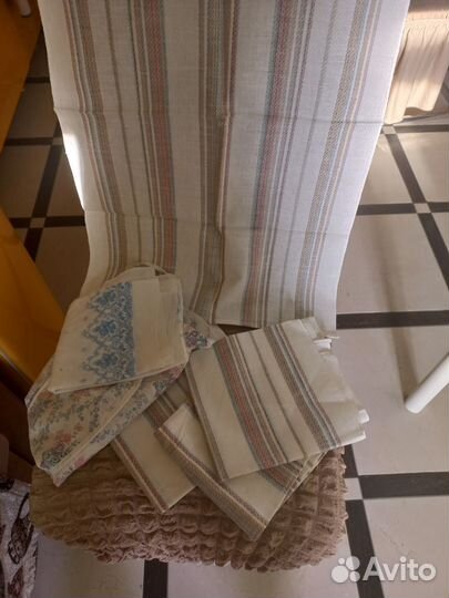 Кухонные полотенца лён