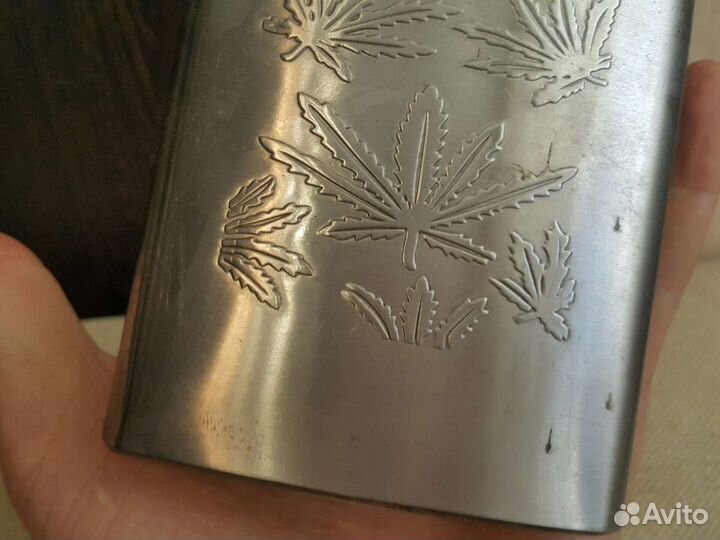 Фляжка конопля ретро подарок