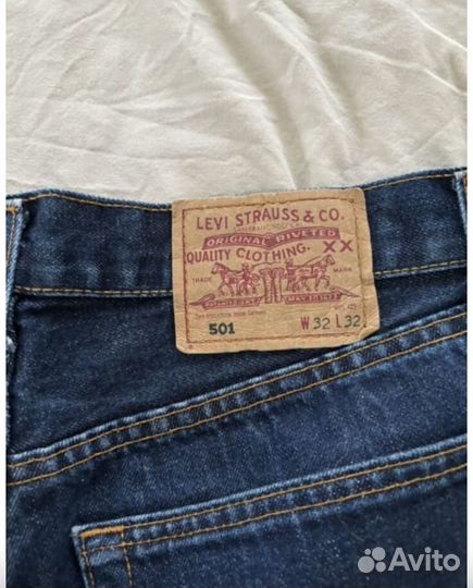 Джинсы мужские levis 501 32 32