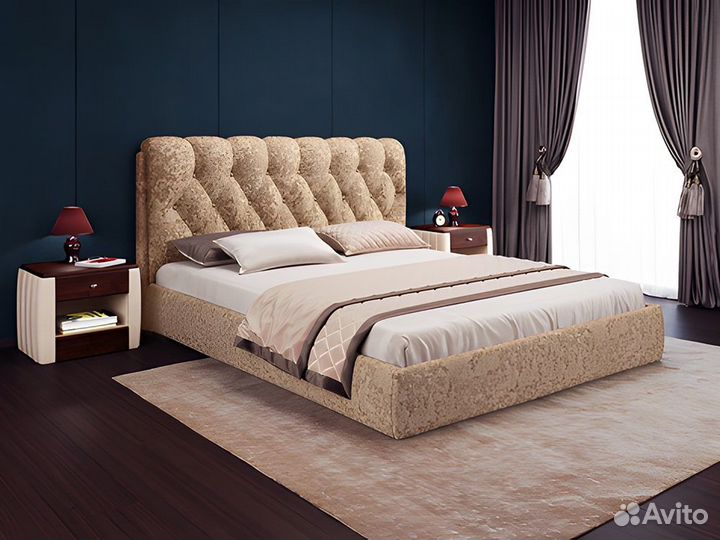 Кровать двуспальная империя люкс, Кристал 5/5С (18