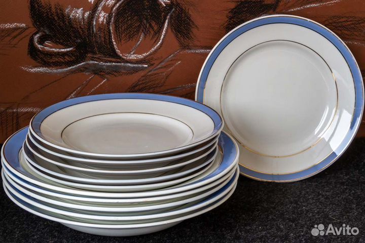 Глубокие суповые тарелки