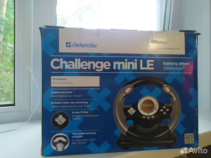 Игровой руль Defender Challenge mini LE
