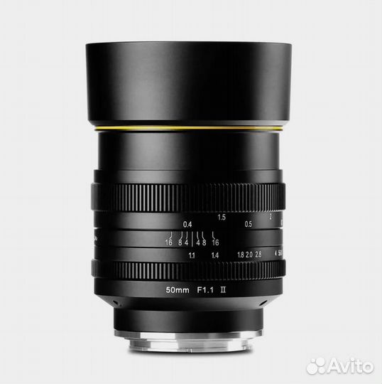 Объектив KamLan 50 мм F1.1 II MF для Canon M