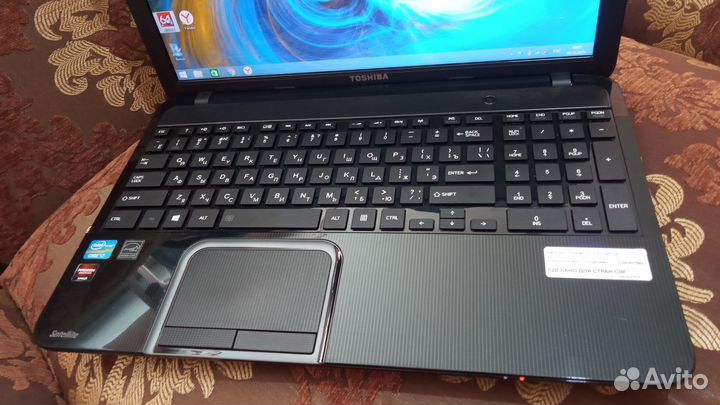 Мощный ноутбук toshiba процессор i7 память 12гб