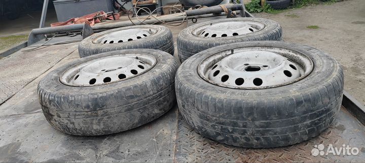 Колёса всборе на Нексию