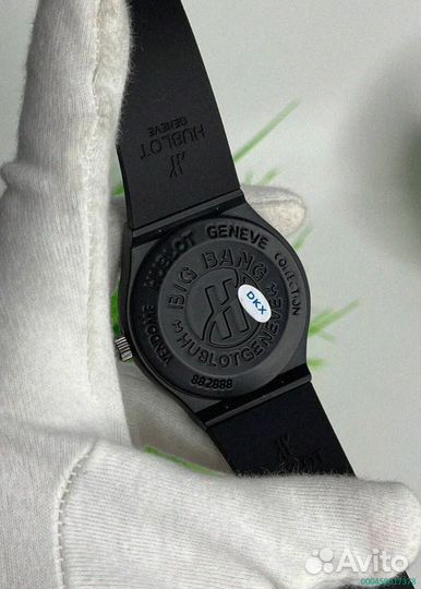 Наручные часы Hublot WHB3 чёрные (Арт.16995)