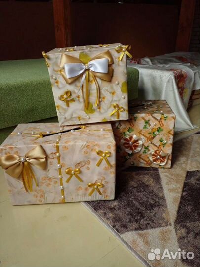 Свадебная коробка для денег