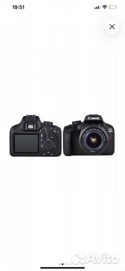 Зеркальный фотоаппарат canon 4000d