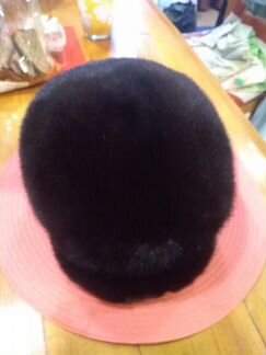 Норковая кепка, размер 52