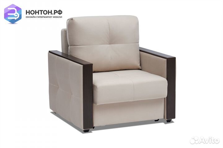 Кресло еврокнижка Инсайд бежевое