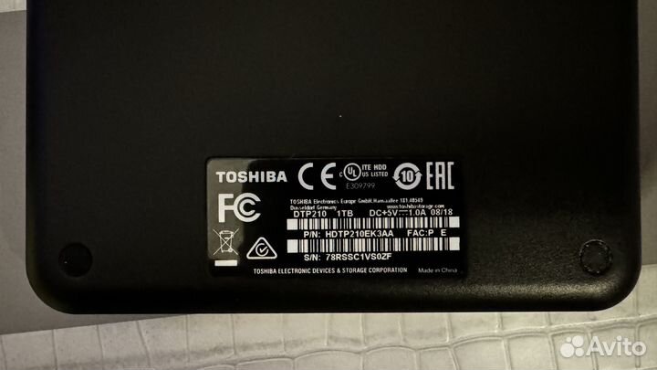 Внешний диск HDD Toshiba Canvio Ready, 1тб
