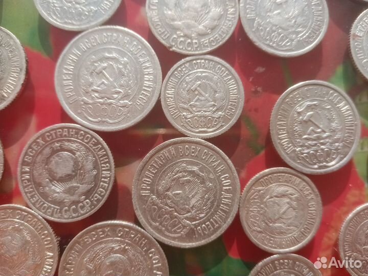 Оптовый лот серебряных монет СССР