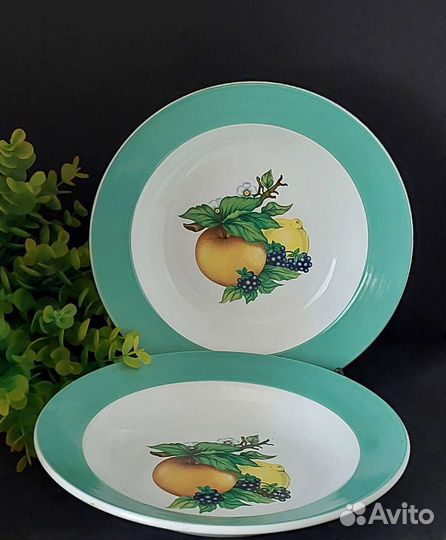 Тарелка, блюдо фарфор/фаянс, Советская Украина