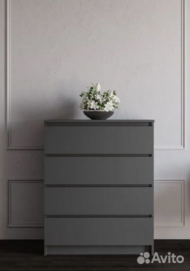 Комод детский 4 ящика Мори в 3х цветах