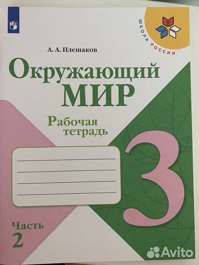 Рабочая тетрадь 3 окружающий мир Школа России