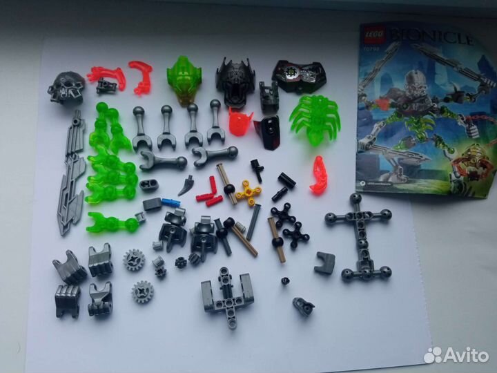 Lego бионикл детали