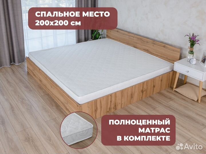 Кровать с матрасом