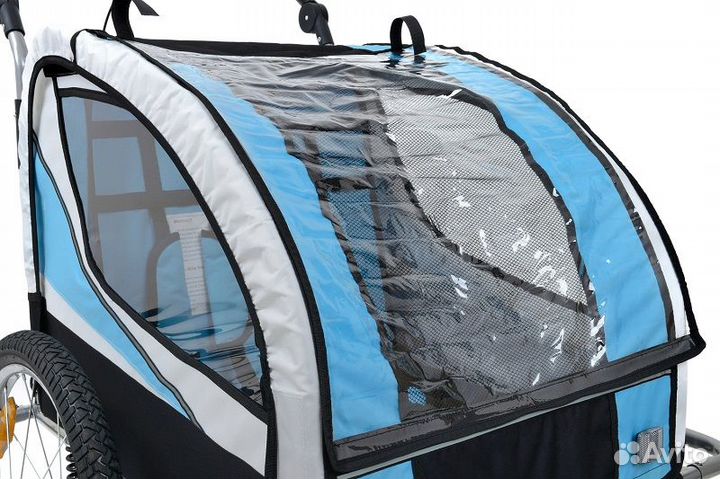 Велоприцеп 2-х местный, складной